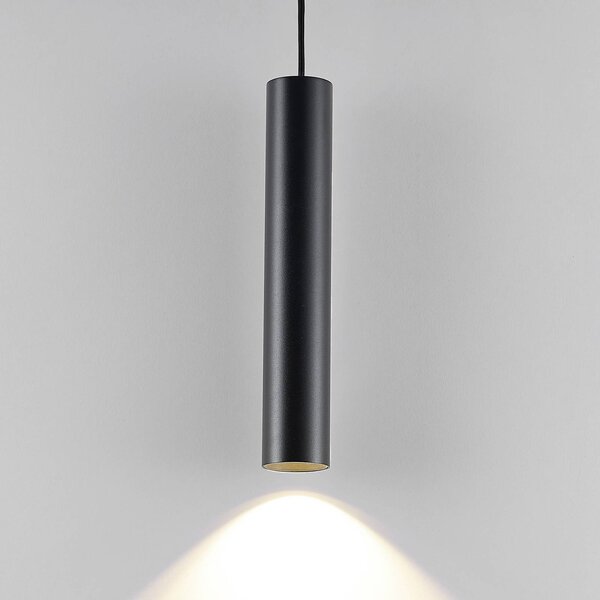 Deko-Light Lampa wisząca CAN, możliwość ściemniania, czarny, salon / jadalnia, aluminium