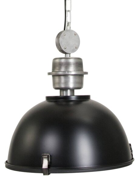 Steinhauer Lampa wisząca Bikkel, możliwość ściemniania, czarny, kuchnia, metal, industrialny