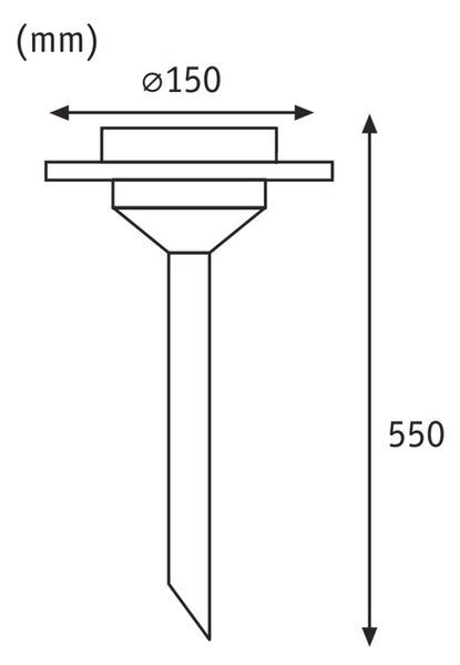 Paulmann Lampa solarna UFO z LED, IP44, stal szlachetna, aluminiowy / szary / cynkowy, stal szlachetna, nowoczesny