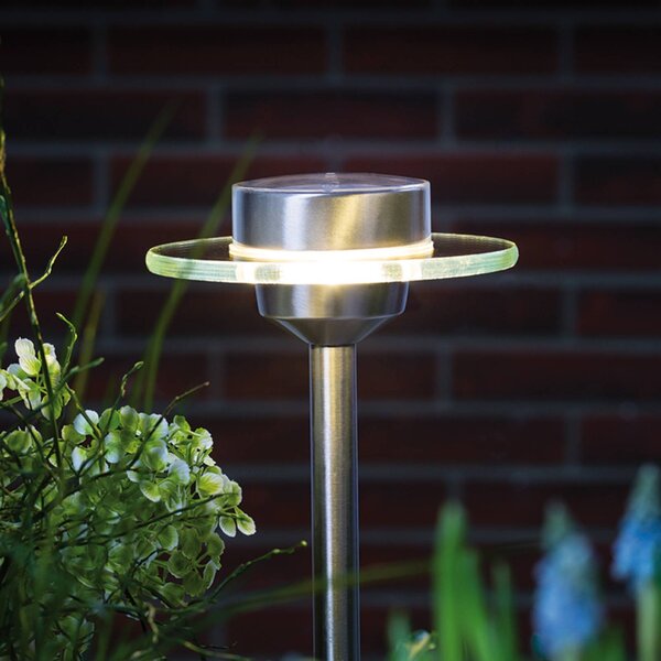 Paulmann Lampa solarna UFO z LED, IP44, stal szlachetna, aluminiowy / szary / cynkowy, stal szlachetna, nowoczesny