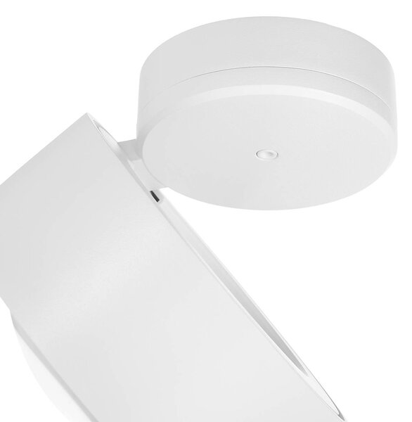 Lampa sufitowa LED Rotari Arcchio, możliwość ściemniania, biały / opal, salon / jadalnia, aluminium, nowoczesny