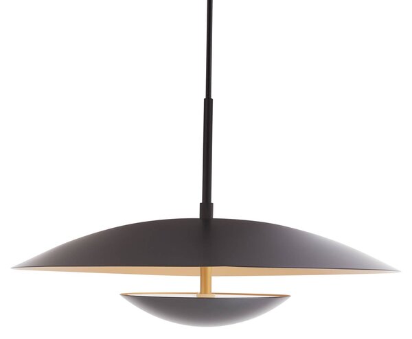 Lampa wisząca Tiama Lindby, czarny, salon / jadalnia, metal, nowoczesny