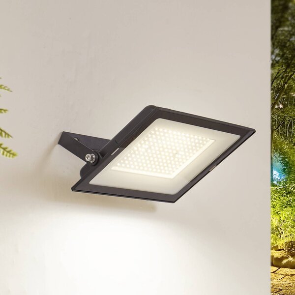 Kinkiet zewnętrzny LED Maikel PRIOS, czarny, aluminium, nowoczesny