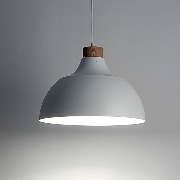 Lampa wisząca Kaitt Envostar, możliwość ściemniania, biały / opal, salon / jadalnia, metal, skandynawski