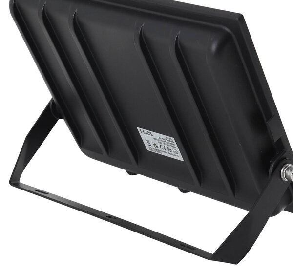 Kinkiet zewnętrzny LED Maikel PRIOS, czarny, aluminium, nowoczesny