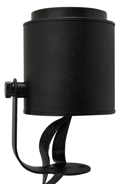 Lindby Smart – reflektory zewnętrzne LED Nymo, CCT, RGB, Tuya, zestaw 3 sztuk Nymo Lindby, możliwość ściemniania, czarny, metal, nowoczesny