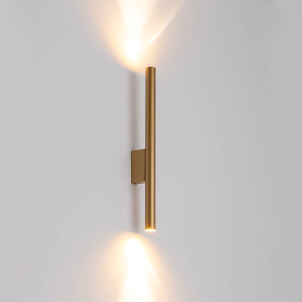 Kinkiet Laser Nowodvorski Lighting, możliwość ściemniania, mosiężny / złoty, salon / jadalnia, metal, nowoczesny