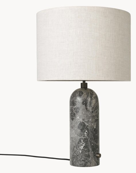 Duża lampa stołowa z marmuru Gravity, z funkcją przyciemniania