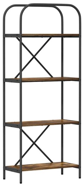 Półka na książki dąb wędzony 60 x 30 x 146 cm