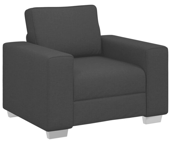 Sofa czarny 100 x 77 x 82 cm tkanina