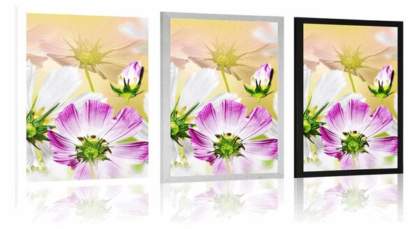 Plakat letnie kwiaty