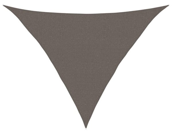 Żagiel przeciwsłoneczny, 160 g/m², antracyt, 2,5x2,5x3,5m, hdpe