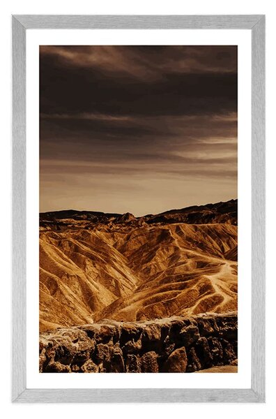 Plakat z passe-partout Park Narodowy Death Valley w Ameryce