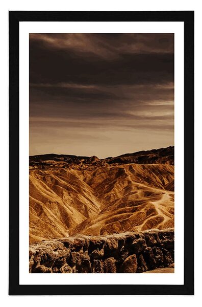 Plakat z passe-partout Park Narodowy Death Valley w Ameryce