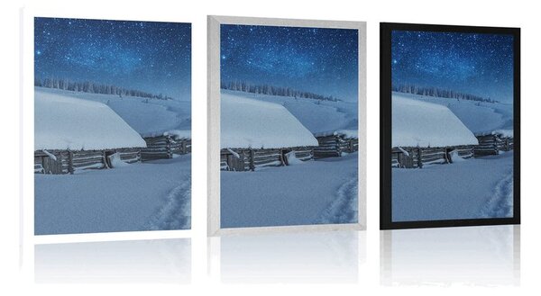 Plakat bajkowy krajobraz karpacki
