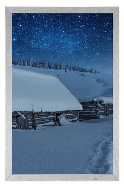 Plakat bajkowy krajobraz karpacki
