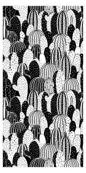 Tapeta - Kaktusy, czarno - białe