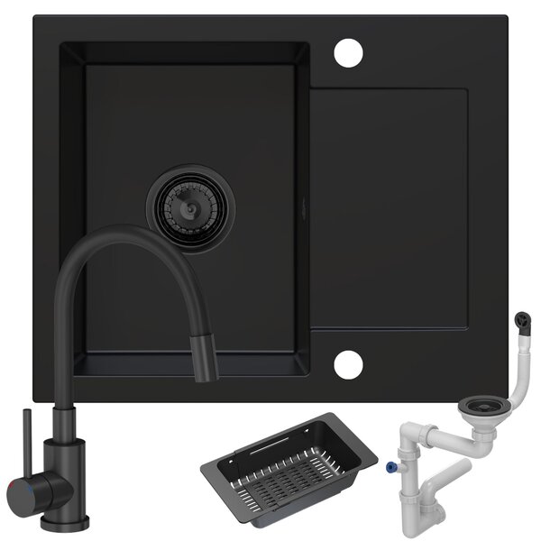 Zestaw z Pixie 1KKO: syfon + bateria + wkładka ociekowa