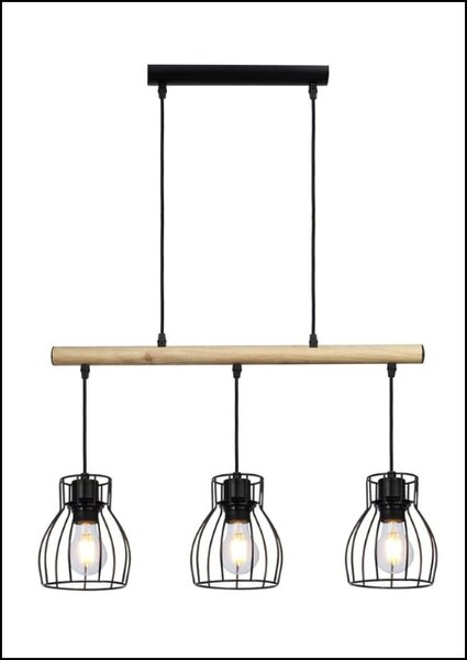 Loftowa lampa wisząca - 8X K295 K1-R24