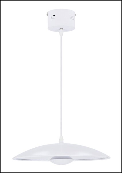 Biała lampa wisząca - K301 D3-H87