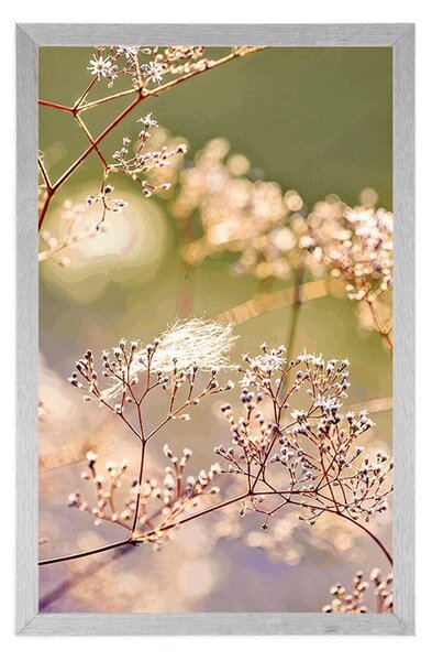 Plakat martwa natura z kwiatów