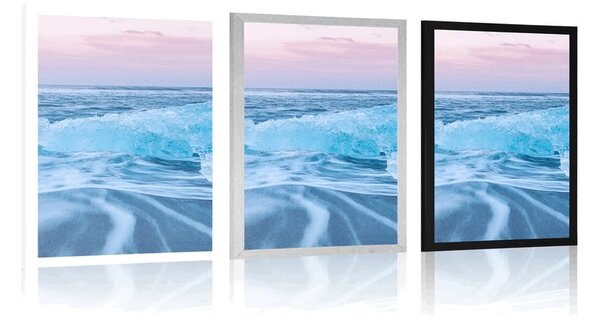 Plakat lodowy ocean