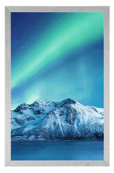 Plakat arktyczna zorza polarna