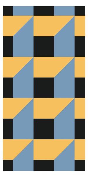 Tapeta - Kolorowa geometryczna abstrakcja I