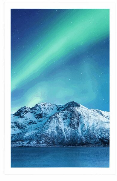 Plakat arktyczna zorza polarna