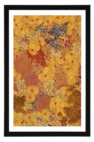 Plakat z passe-partout abstrakcja w stylu G. Klimt