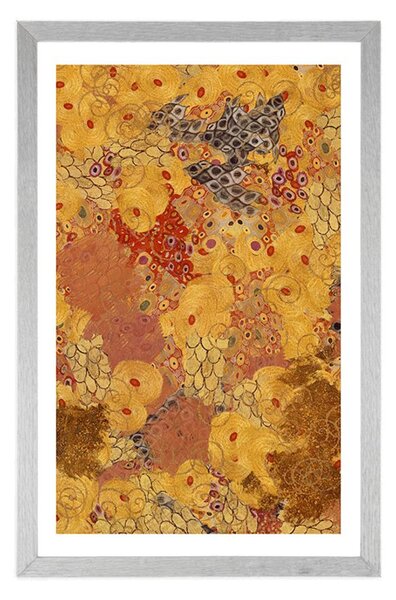Plakat z passe-partout abstrakcja w stylu G. Klimt