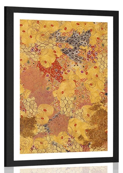 Plakat z passe-partout abstrakcja w stylu G. Klimt