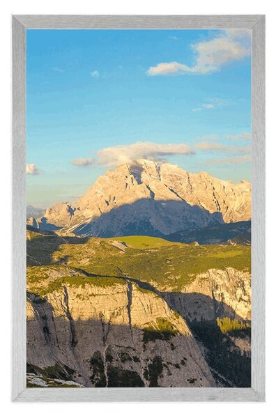 Plakat wspaniały widok z gór
