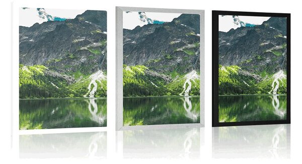 Plakat Morskie oko w Tatrach