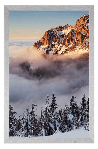 Plakat Karkonosze pod śniegiem