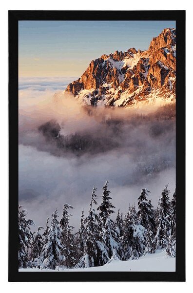 Plakat Karkonosze pod śniegiem