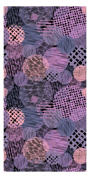 Tapeta - Koła w odcieniach fioletu