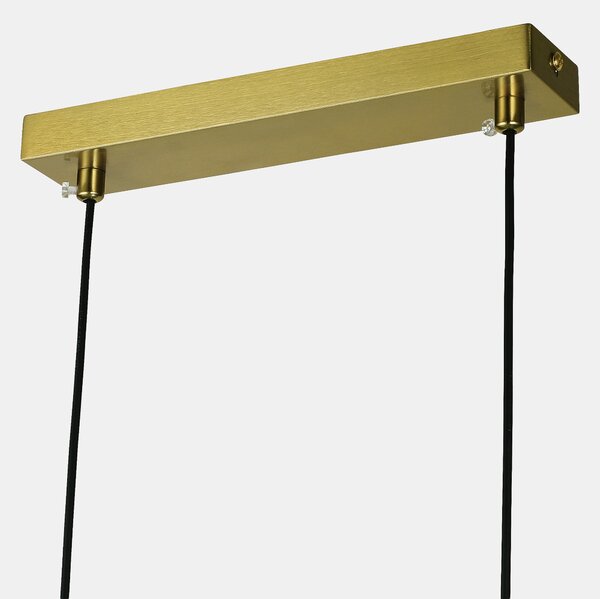 NOWOCZESNA LAMPA WISZĄCA SZCZOTKOWANE ZŁOTO FINO W8