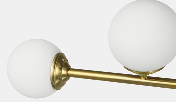 NOWOCZESNA LAMPA WISZĄCA SZCZOTKOWANE ZŁOTO FINO W8