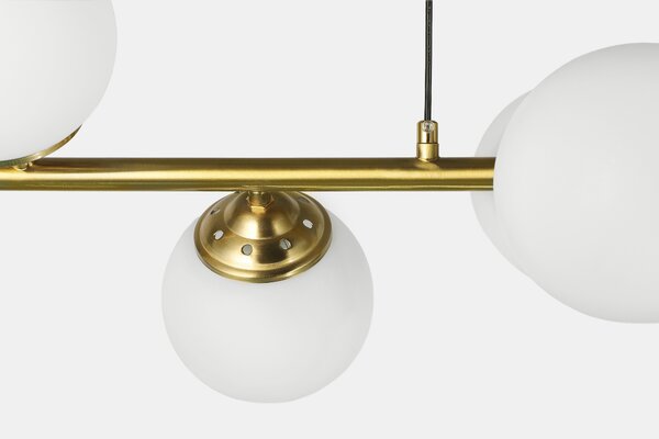 NOWOCZESNA LAMPA WISZĄCA SZCZOTKOWANE ZŁOTO FINO W8