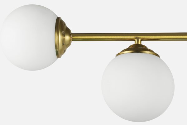 NOWOCZESNA LAMPA SUFITOWA WISZĄCA SZCZOTKOWANE ZŁOTO FINO W3