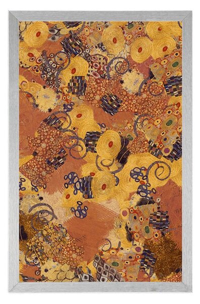 Plakat abstrakcja inspirowana G. Klimt