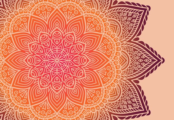 Fototapeta - Jasna mandala (196x136 cm)