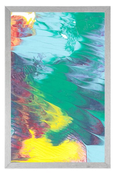 Plakat abstrakcja w pastelowych kolorach
