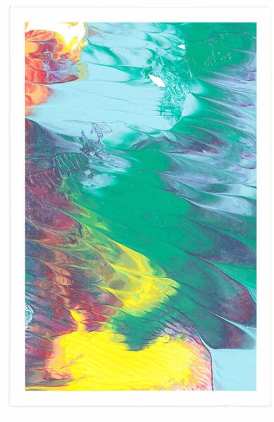 Plakat abstrakcja w pastelowych kolorach