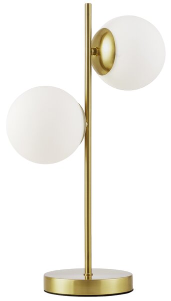 NOWOCZESNA LAMPA BIURKOWA SZCZOTKOWANE ZŁOTO TESO W2