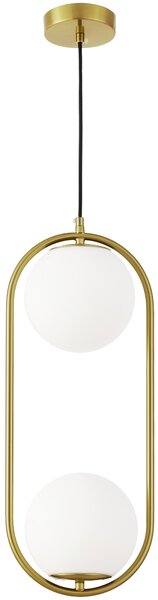 NOWOCZESNA LAMPA WISZĄCA SZCZOTKOWANE ZŁOTO VERO 2B