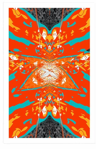 Plakat abstrakcja gwiazdy