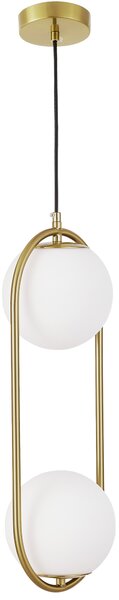 NOWOCZESNA LAMPA WISZĄCA SZCZOTKOWANE ZŁOTO VERO 2B