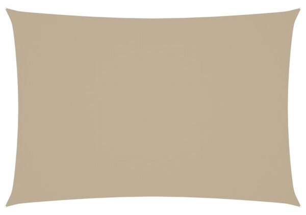 Prostokątny żagiel ogrodowy, tkanina oxford, 2,5x4,5 m, beżowy